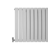 Designer Flat Panel Radiators Gloss White 600mm x 1190mm