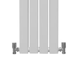 Designer Flat Panel Radiators Gloss White 1600mm x 280mm