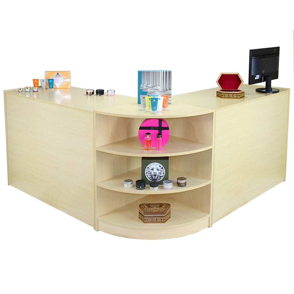 Venus Maple Shop Counter & Retail Display Set