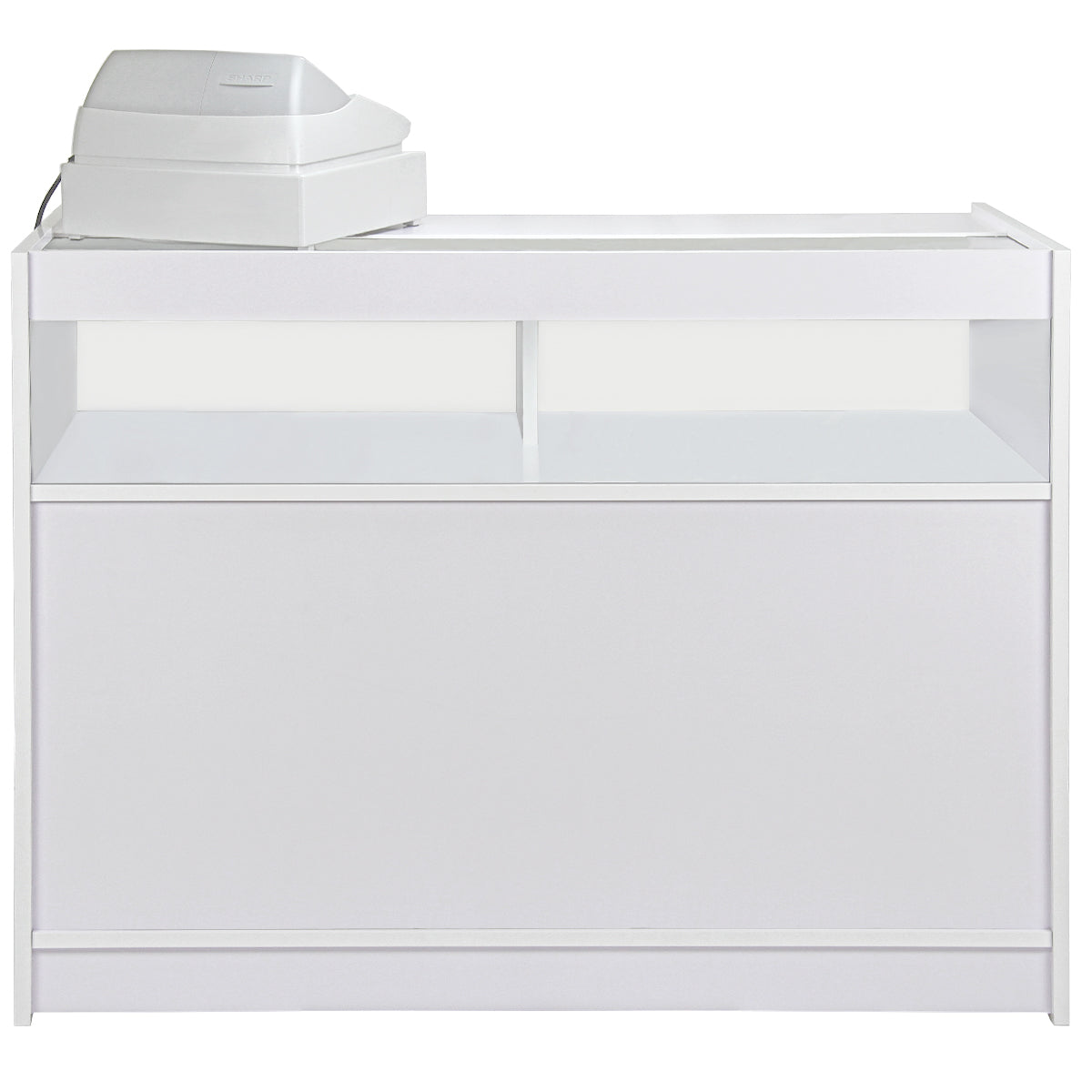 B1200 Retail Shop Counter - Brilliant White