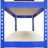 Q-Rax Blue Metal Shelving Units - 120cm x 180cm x 50cm