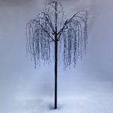Weeping Willow Tree - Black - 240cm - Cool White