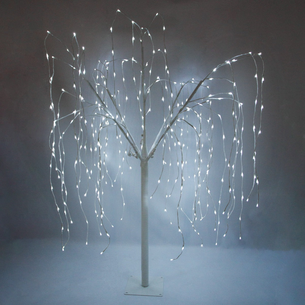 Weeping Willow Tree - 180cm White 400 Cool White LED